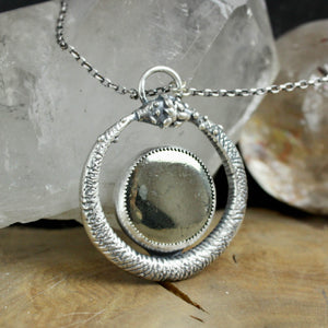 Serpent Queen Necklace // Pyrite