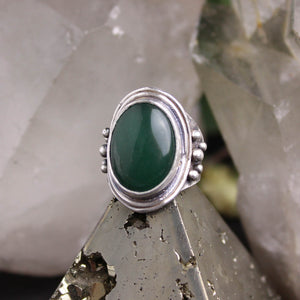 Warrior Ring // Jade - Size 5