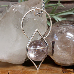 Crystal Ball Pendant // Ametrine - Acid Queen Jewelry
