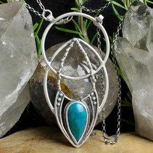 Voyager Necklace //  Chrysocolla