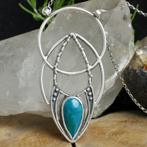 Voyager Necklace //  Chrysocolla