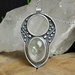 Guardian Necklace // Green Quartz