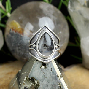 Warrior Ring // Dendritic Agate Size 6.5