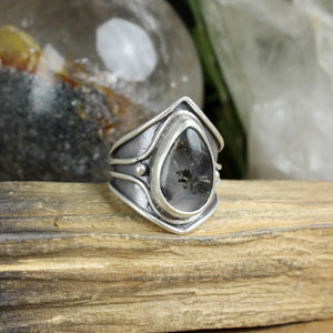 Warrior Ring // Dendritic Agate Size 6.5