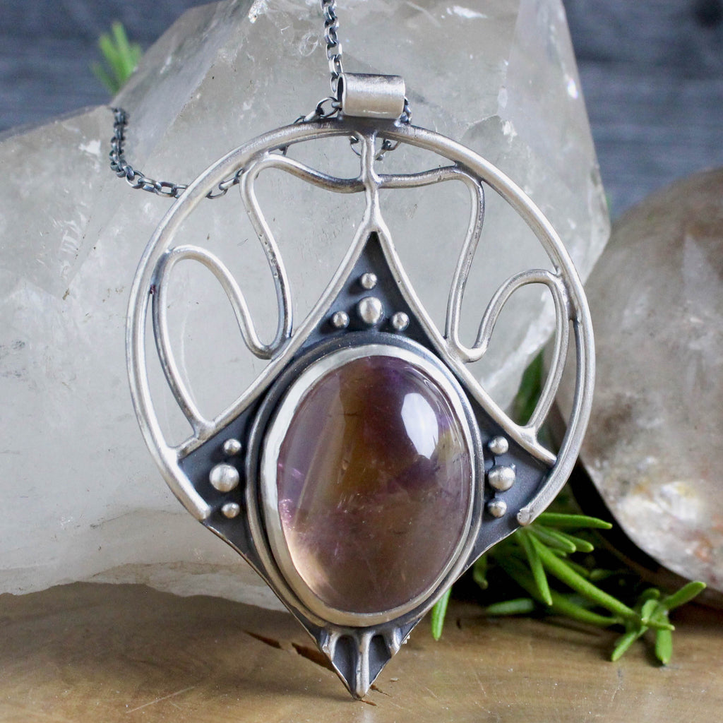 Conjurer Nouveau Necklace // Ametrine - Acid Queen Jewelry
