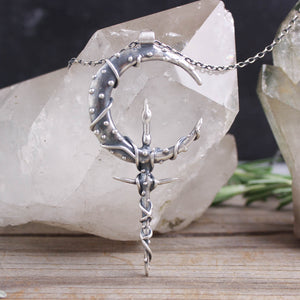Voyager Moon Dagger Necklace