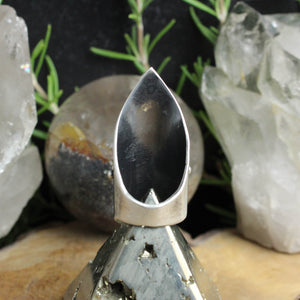 Amplifier Ring // Onyx - Size 7