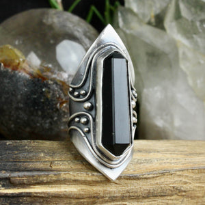 Amplifier Ring // Onyx - Size 9.5