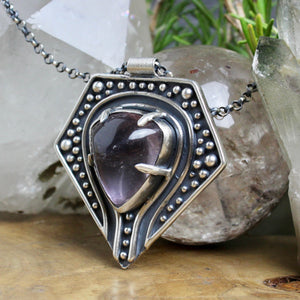 Voyager Necklace // Amethyst - Acid Queen Jewelry