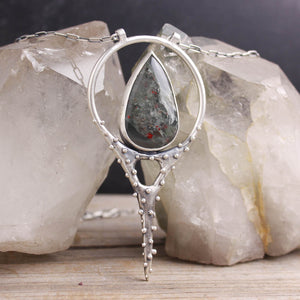 Protector Necklace // Bloodstone