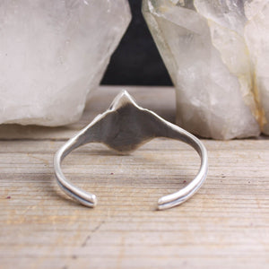 Warrior Bangle Bracelet // Aquamarine