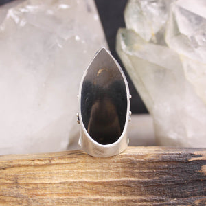 Amplifier Ring // Onyx - Size 6