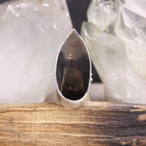 Warrior Shield Ring // Lodolite - Size 8