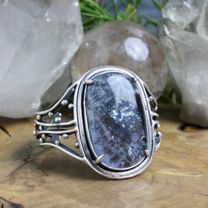 Warrior Laced Cuff // Hematoid Quartz - Acid Queen Jewelry