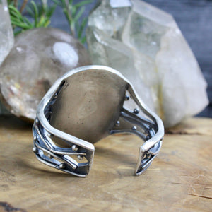 Warrior Laced Cuff // Hematoid Quartz - Acid Queen Jewelry