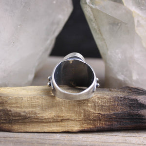 Warrior Ring // Garnet- Size 8.75