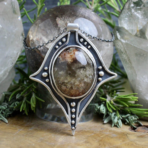 Voyager Necklace // Lodolite - Acid Queen Jewelry