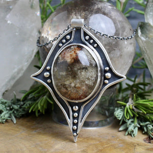 Voyager Necklace // Lodolite - Acid Queen Jewelry