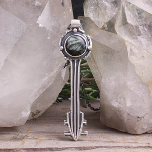 Hecate's Key Necklace //  Seraphinite