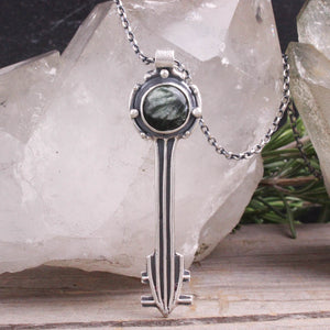 Hecate's Key Necklace //  Seraphinite
