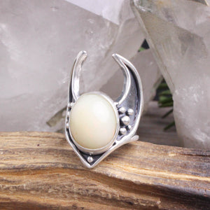 Moon Warrior Ring // Opal  - Size 6