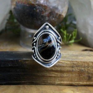 Warrior Ring // Pietersite- Size 9 - Acid Queen Jewelry