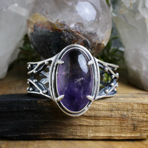 Warrior Laced Cuff // Ametrine - Small - Acid Queen Jewelry