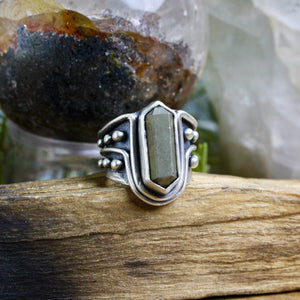 Warrior Ring // Pyrite DT - Size 6 - Acid Queen Jewelry