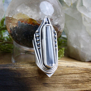 Amplifier Ring // Quartz - Size 8 - Acid Queen Jewelry
