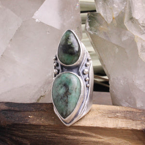Warrior Ring // Emerald - Size 7 (Capricorn Collection)