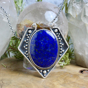 Voyager Necklace // Lapiz Lazuli - Acid Queen Jewelry