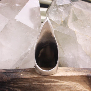 Warrior Shield Ring //  Pyrite - Size 8.5 (Capricorn Collection)