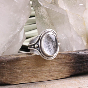 Warrior Ring //  Quartz - Size 9.5 (Capricorn Collection)