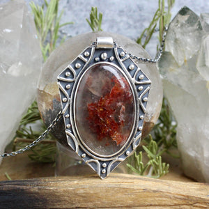 Voyager Necklace //  Hematoid Quartz - Acid Queen Jewelry