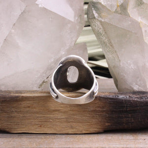 Warrior Ring //  Quartz - Size 9.5 (Capricorn Collection)