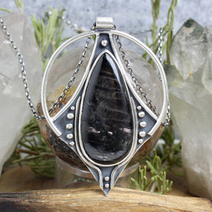 Conjurer Necklace // Hypersthene - Acid Queen Jewelry
