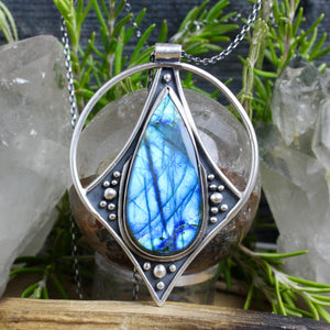 Conjurer Necklace // Labradorite - Acid Queen Jewelry