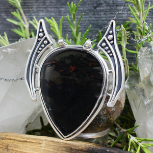 Prophetess Necklace // Mahogany Obsidian - Acid Queen Jewelry