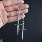 Ritual Dagger Dangle Earrings - Acid Queen Jewelry