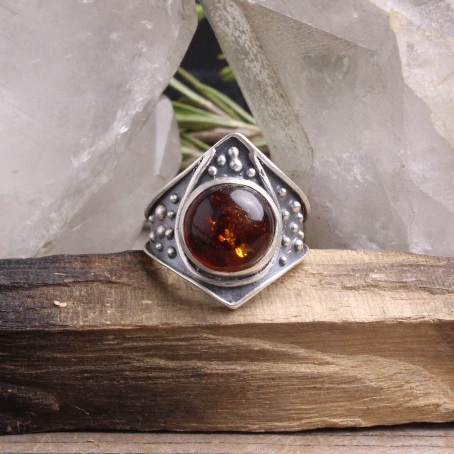 Draco Ring  // Amber