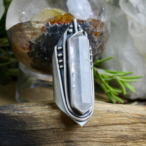 Amplifier Ring // Quartz - Size 7 - Acid Queen Jewelry