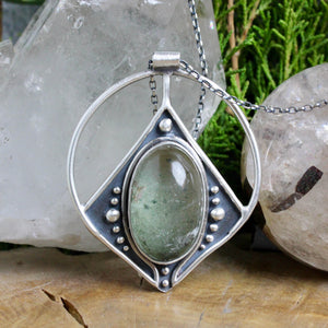 Conjurer Necklace // Chlorite Quartz - Acid Queen Jewelry