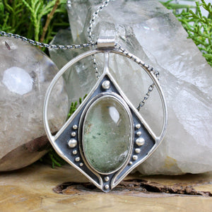 Conjurer Necklace // Chlorite Quartz - Acid Queen Jewelry