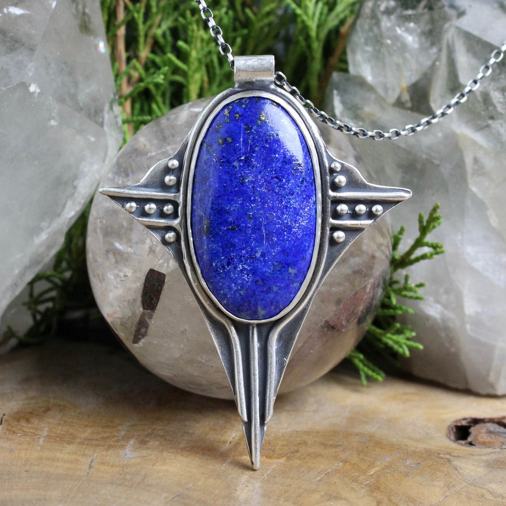 Voyager Necklace // Lapis Lazuli - Acid Queen Jewelry