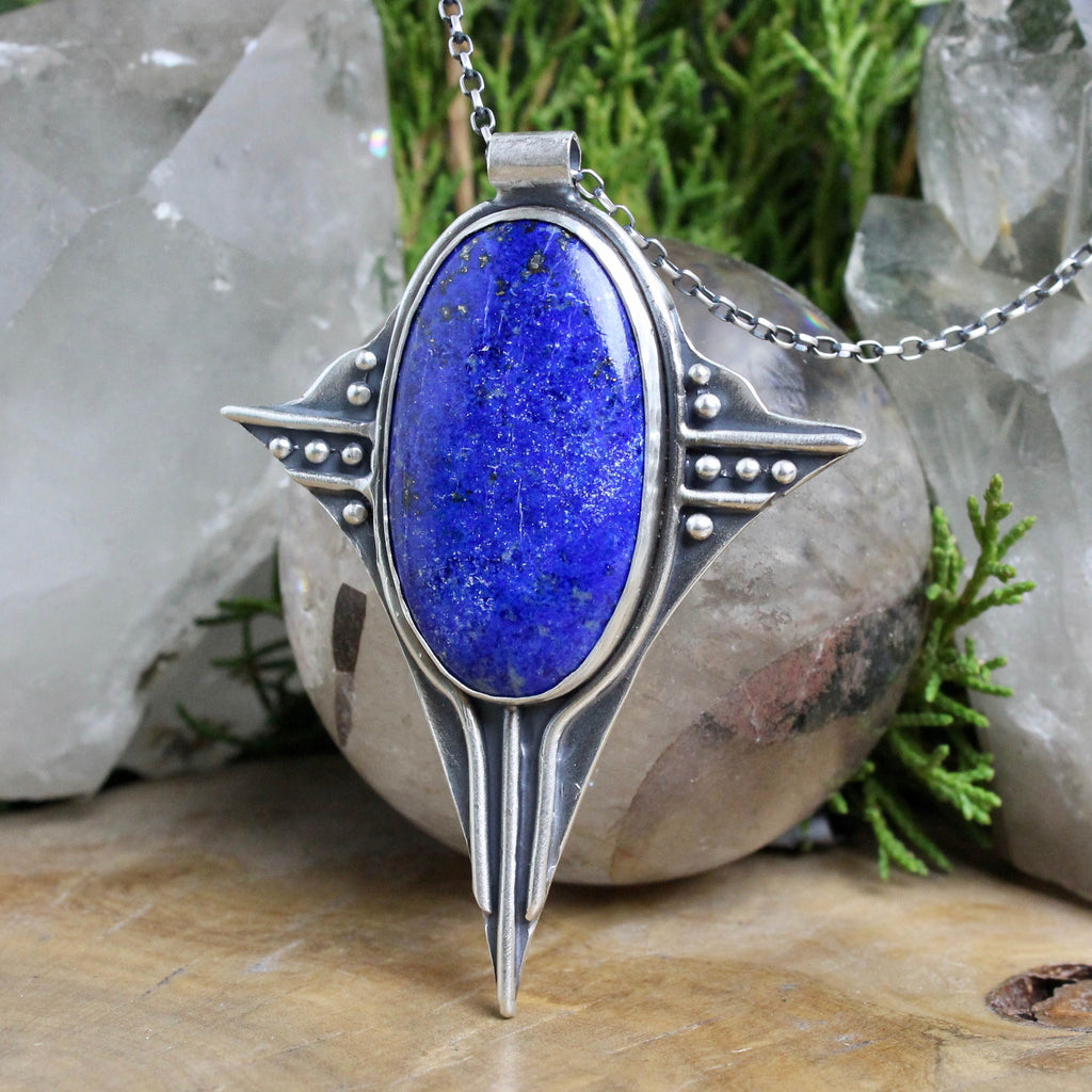 Voyager Necklace // Lapis Lazuli - Acid Queen Jewelry