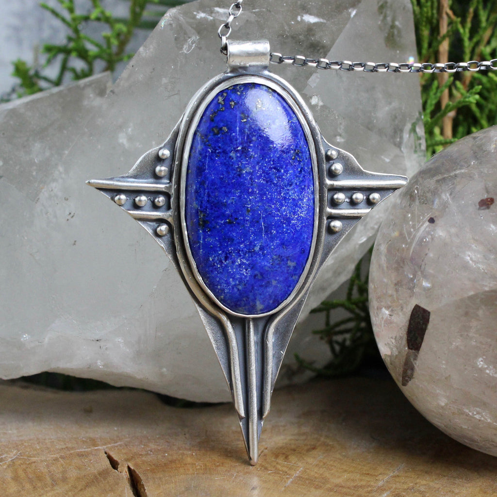 Voyager Necklace // Lapis Lazuli - Acid Queen Jewelry