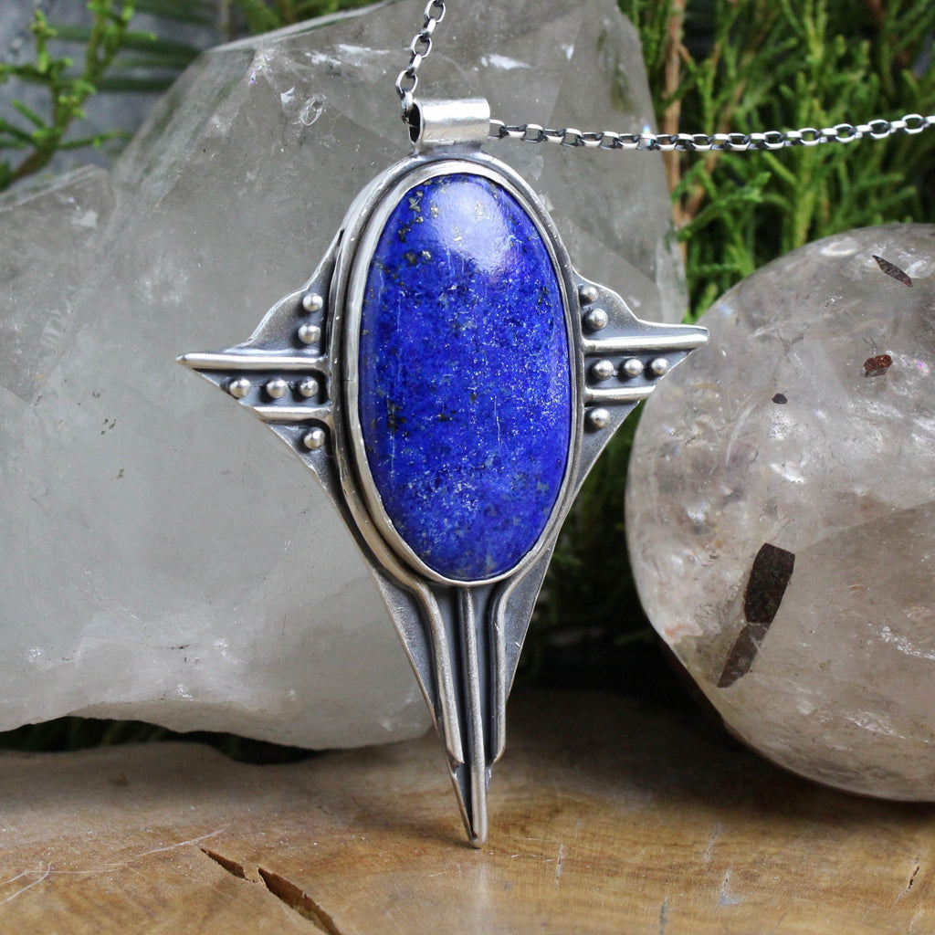 Voyager Necklace // Lapis Lazuli - Acid Queen Jewelry