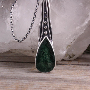 Voyager Drop Necklace // Aventurine