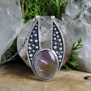 Voyager Moon Necklace // Ametrine - Acid Queen Jewelry