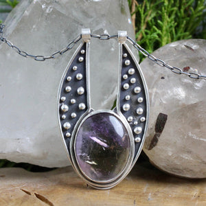 Voyager Moon Necklace // Ametrine - Acid Queen Jewelry